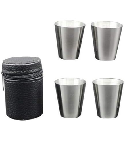 Shooter Glass Stainless Steel Small