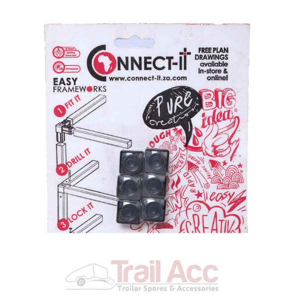 19mm Sq end Black