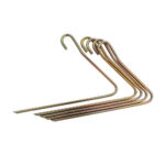 Tent Peg V-Shape 200x5mm  Spring Steel (5-Pack)