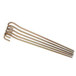 Tent Peg Straight 250x5mm  Spring Steel (5-Pack)