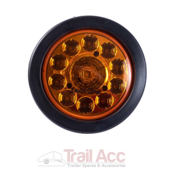 Round LED Amber