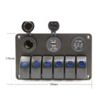 Lumeno Switch Panel (6) with 3 Sockets