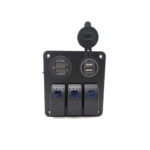 Lumeno Switch Panel (3) with 2 Sockets