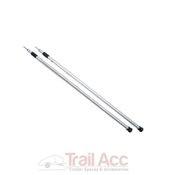 Pole Telescopic Alluminium 1.95m (Set of Two per pack)