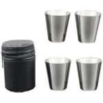 Shooter Glass Stainless Steel Large