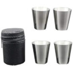 Shooter Glass Stainless Steel Small