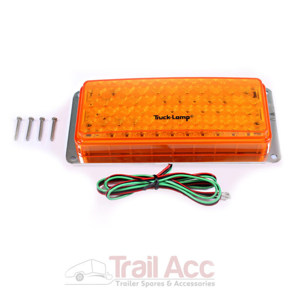 54 Sq LED Amber 12V