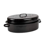 Oval Casserol Kaufmann 8L Enamel Coated with Lid 450X310X180