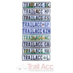 Numberplate SET 440x120mm Western Province