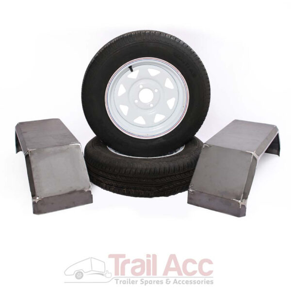 Rim, Tyre & Mudgard Combo