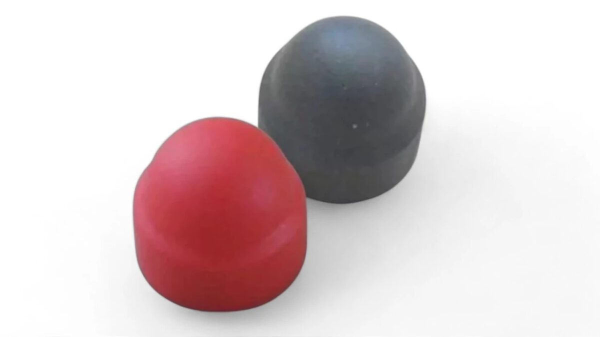 Wheel nut Ferrules RED/BLACK - Image 1